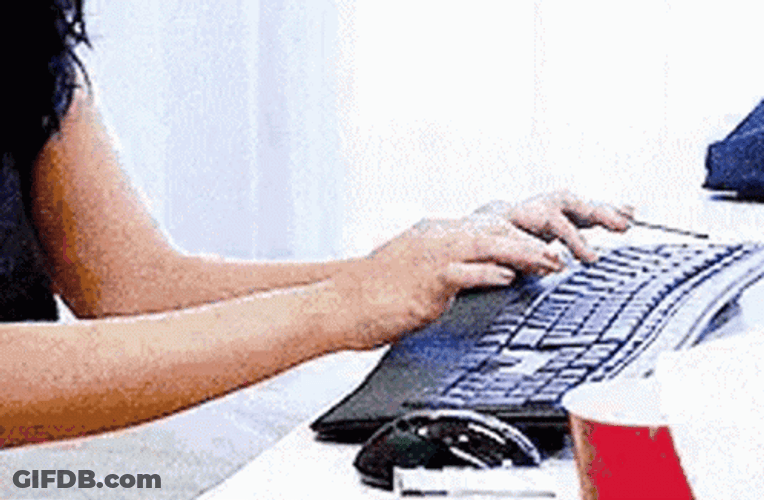 Ladies Throwing Computer GIF