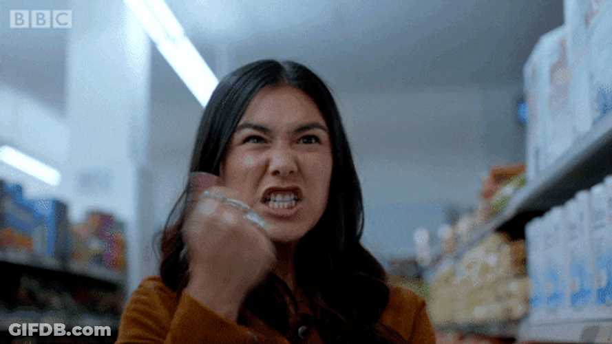 Lady Aggressive Hell Yes GIF