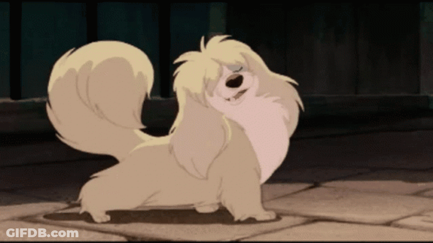 Lady And The Tramp Peg Walks GIF