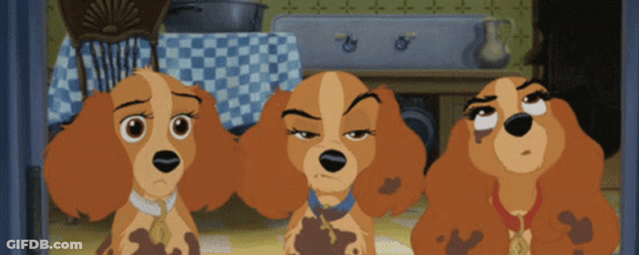 Lady And The Tramp Triplets GIF