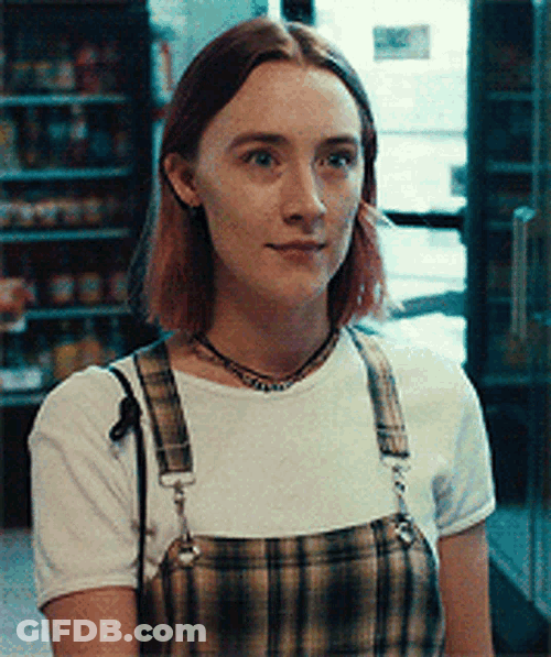 Lady Bird Saoirse Ronan GIF