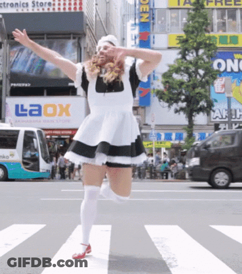 Lady Boy On Japan GIF
