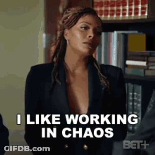 Lady Braided Hair I Love My Job GIF