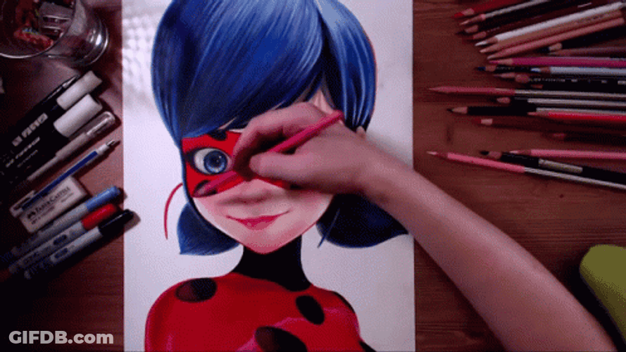 Lady Bug Sketch Tuesday GIF