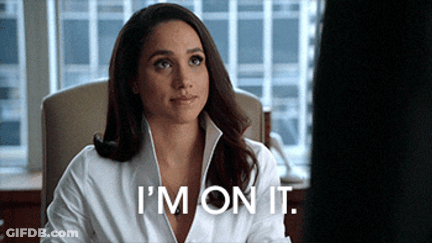 Lady Confident Will Do Approach GIF