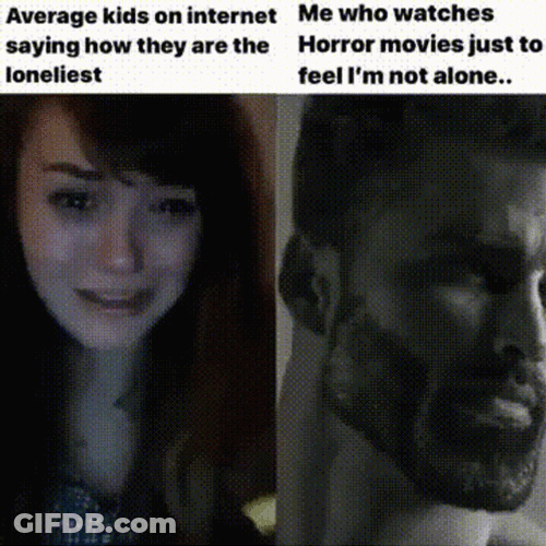 Lady Crying And Gigachad Meme GIF