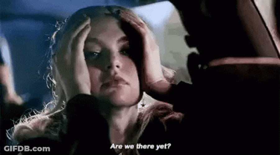 Lady Crying Are We There Yet GIF