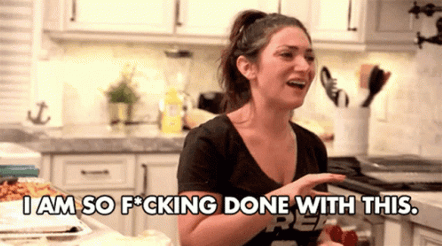 Lady Crying Im Done With This GIF