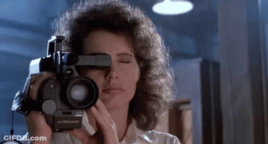 Lady Filming Video GIF