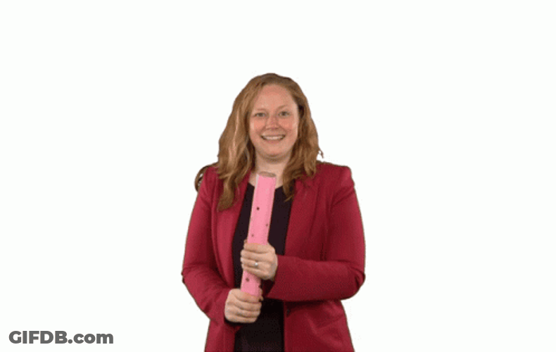 Lady Fire The Confetti Cannon GIF