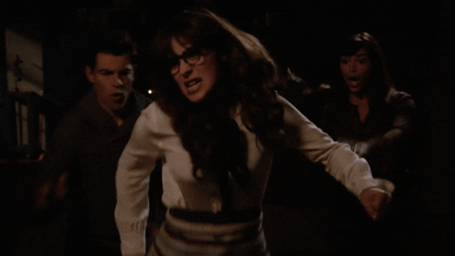 Lady Freaks Out Beast Mode GIF
