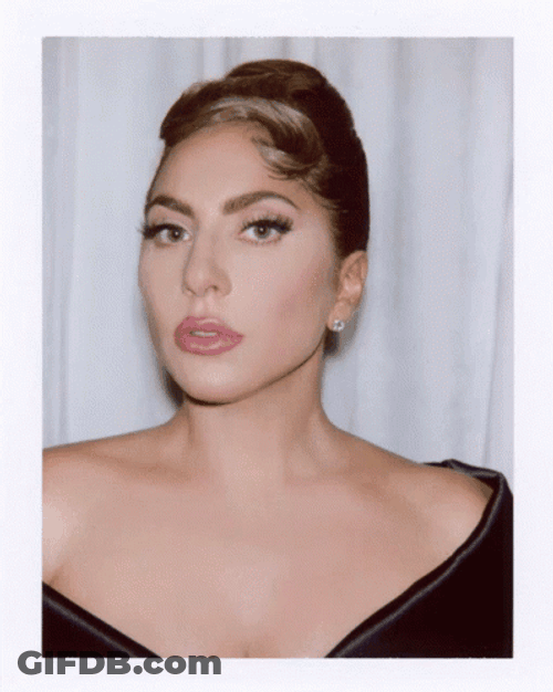 Lady Gaga Expensive Pose GIF