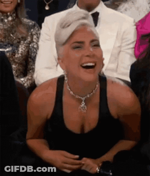 Lady Gaga Flying Kiss GIF