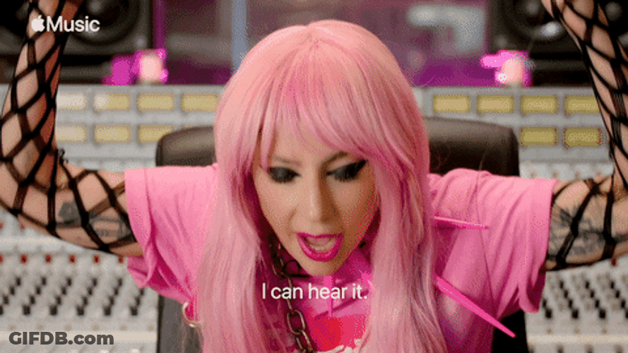 Lady Gaga Head Down Still Hear It GIF