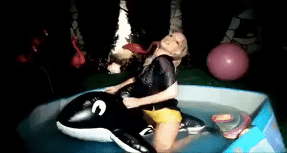 Lady Gaga Just Dance Dolphin Toy GIF