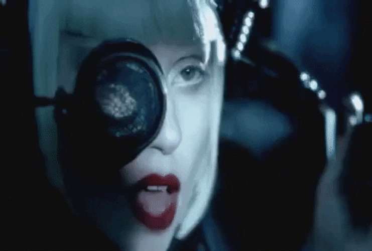 Lady Gaga Looking GIF