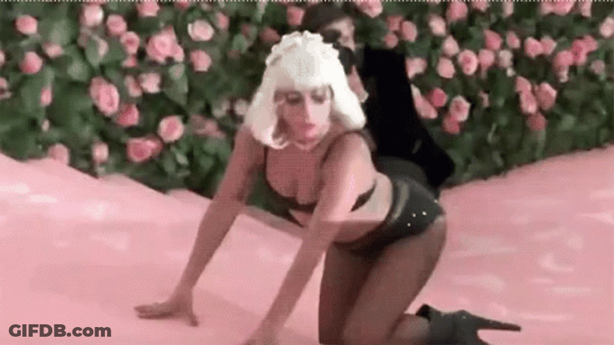Lady Gaga Met Gala 2019 GIF