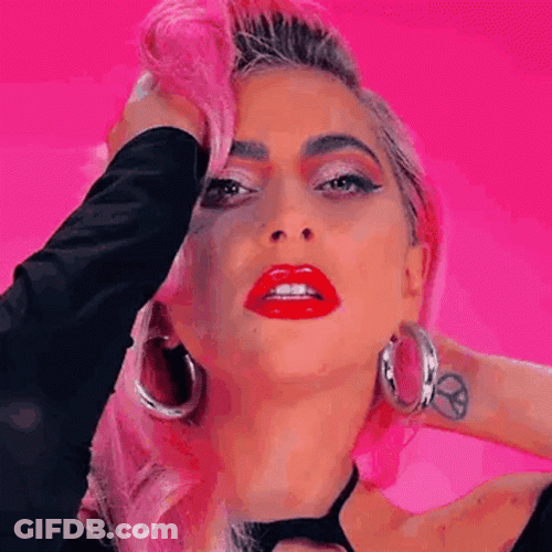 Lady Gaga Pretty Glam GIF