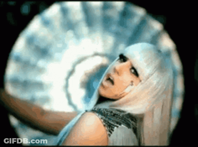 Lady Gaga The Edge Of Glory GIF