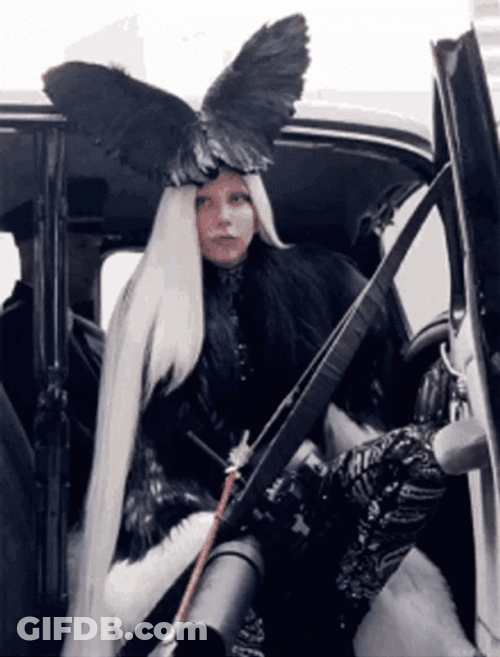 Lady Gaga Up In The Chopper GIF