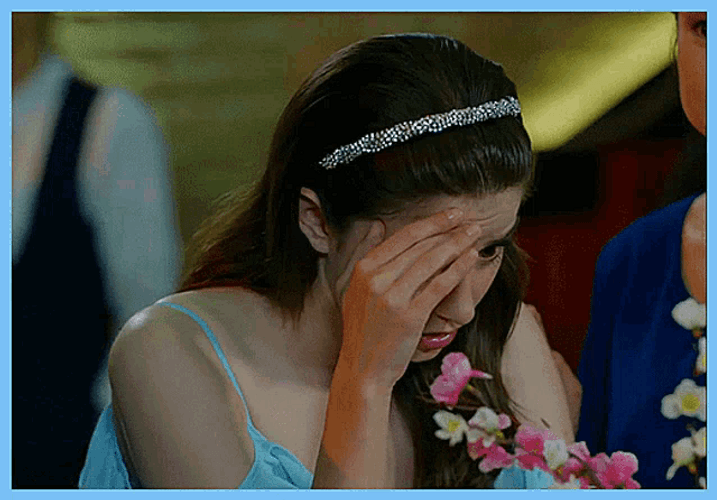 Lady Hiding In Shame GIF