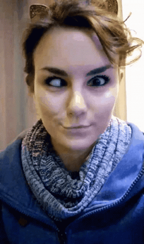 Lady Lip Snout And Cross Eyed GIF