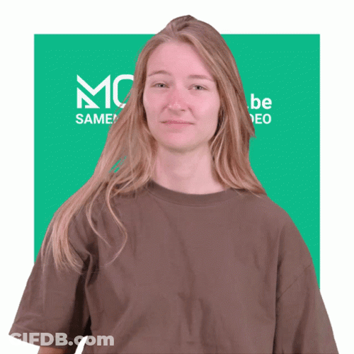Lady No No Hand Sign GIF