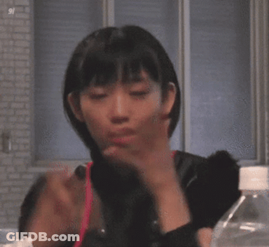 Lady Overwhelmed In Happiness GIF