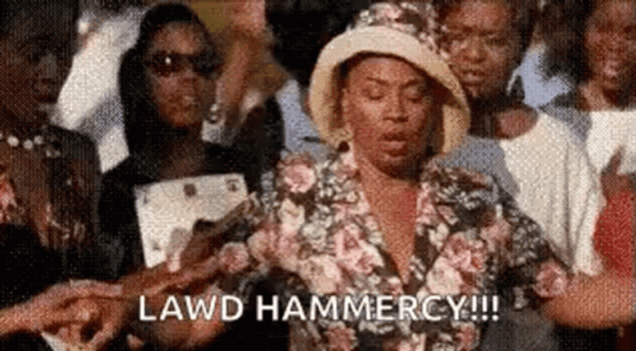 Lady Pass Out Lawd Hammercy GIF