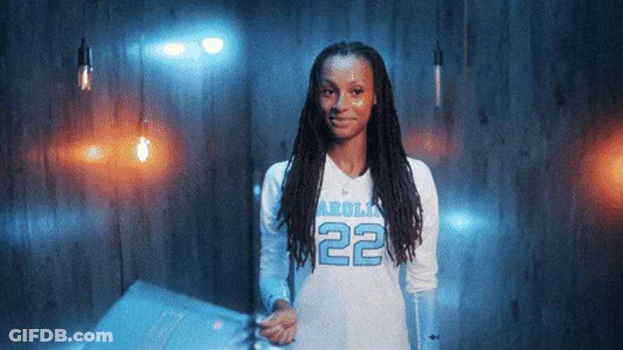 Lady Player Number 22 Waving Flag GIF