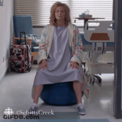 Lady Playing Bouncing Ball GIF