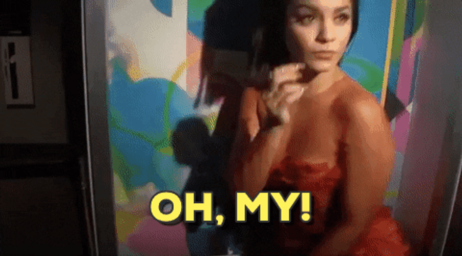 Lady Saying Oh My GIF