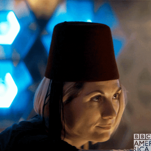 Lady Spinning The Hourglass GIF
