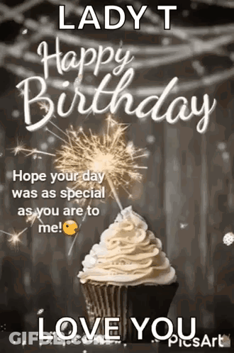 Lady T Happy Birthday Hope Your Day Was Special Love You GIF