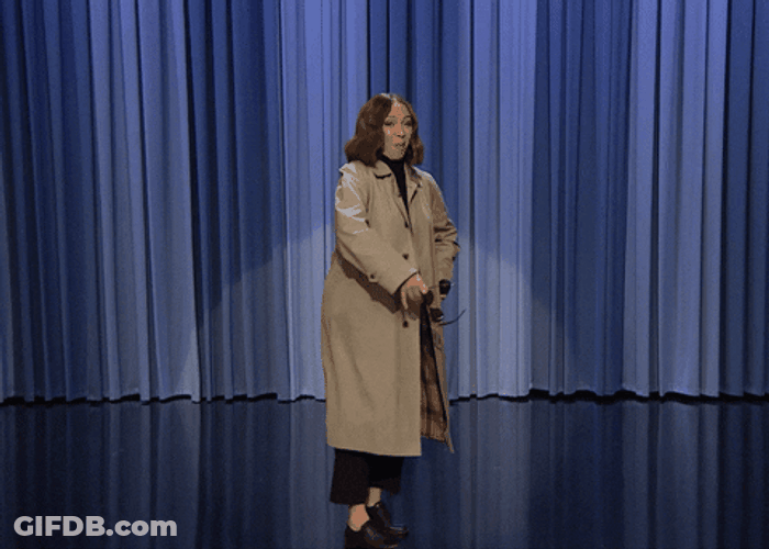Lady Trying To Moonwalk GIF