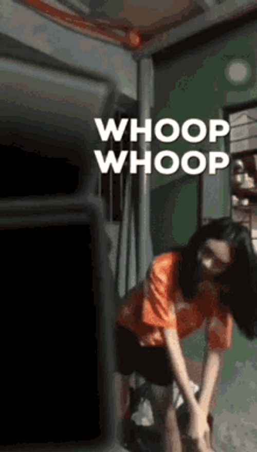 Lady Twerking To Whoop Whoop Dance GIF
