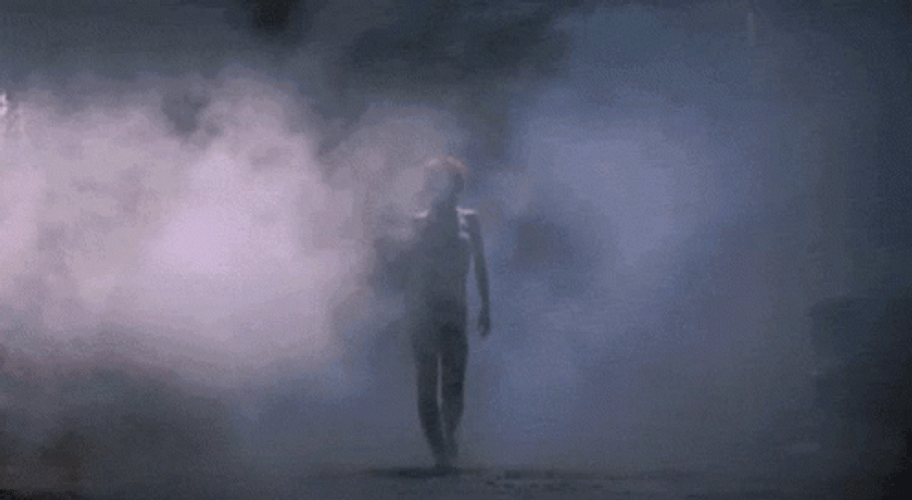 Lady Zombie Biting GIF