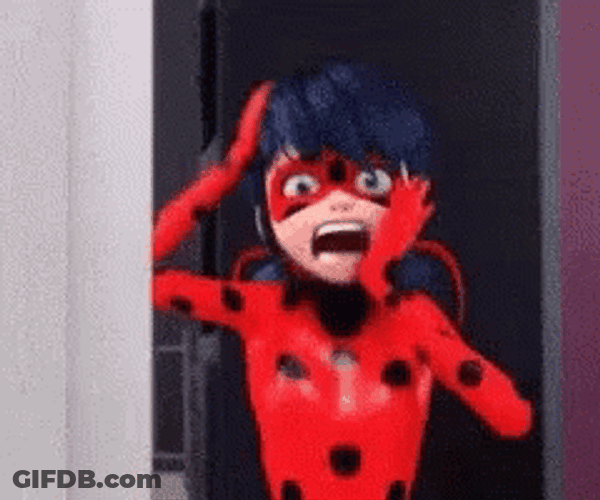 Ladybug Funny Vogue Panic Reaction GIF