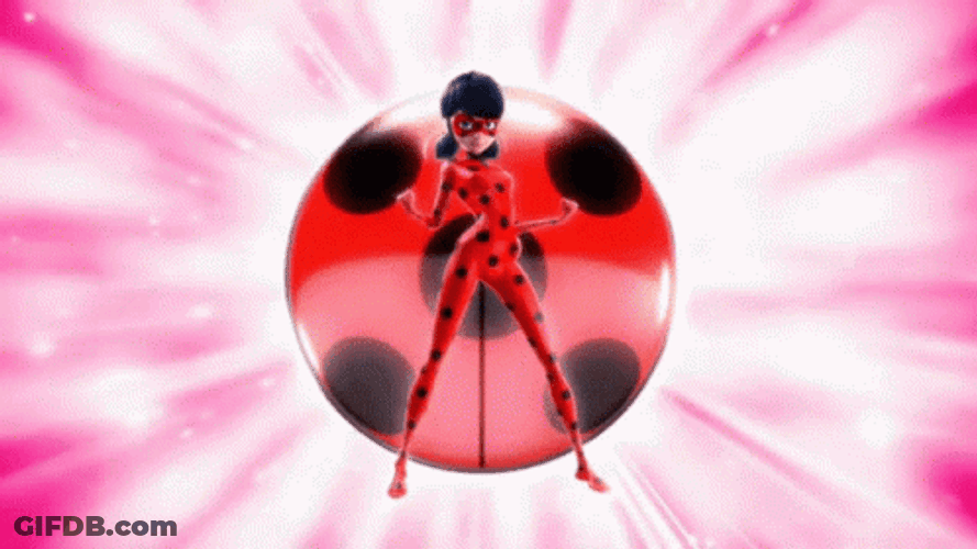 Ladybug To Marinette Awesome Transformation GIF