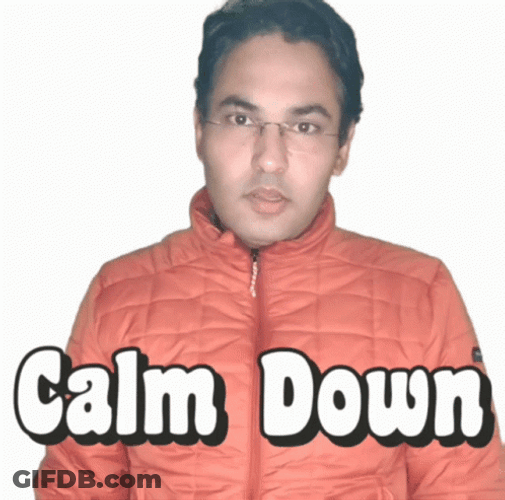 Laid Back Fellow Calm Down GIF