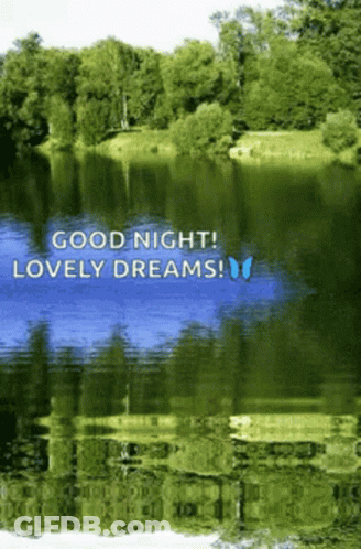 Lake Good Night Lovely Dreams GIF