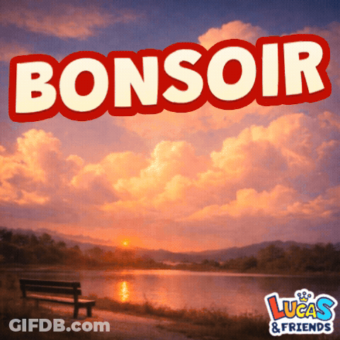 Lake With Bonsoir Lucas & Friends GIF