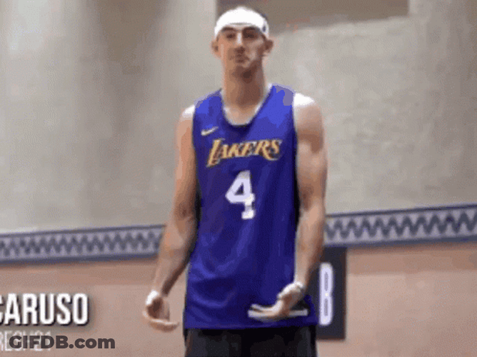Lakers Alex Caruso Dancing GIF