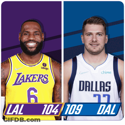Lakers And Dallas Players GIF