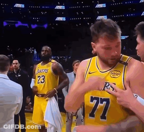 Lakers And Orlando Basketball Game GIF
