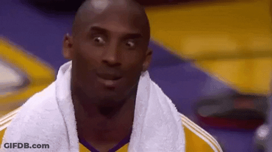 Lakers Kobe Big Eyes Gaze GIF