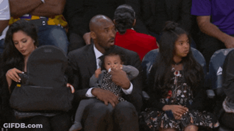 Lakers Kobe Bryant Watching GIF