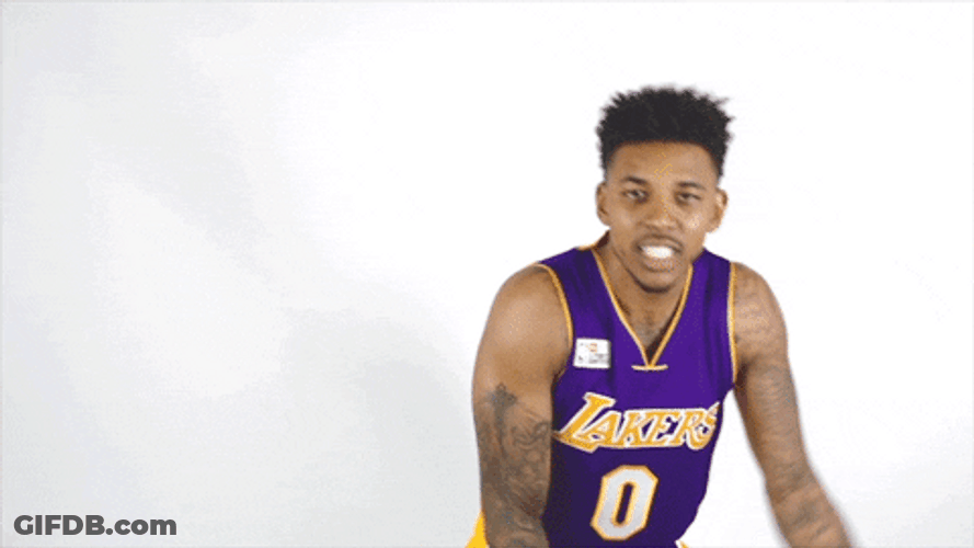 Lakers Nick Young Dribbling GIF