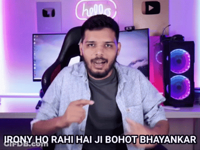 Lakshay Chaudhary Irony GIF