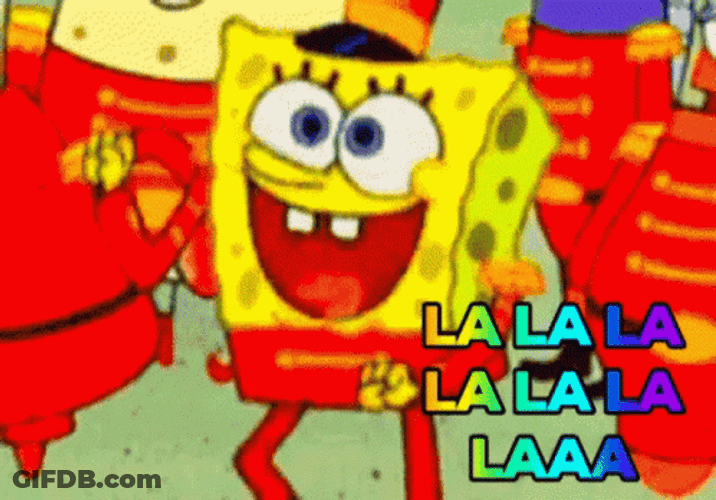 Lalala Disco Dance Spongebob GIF